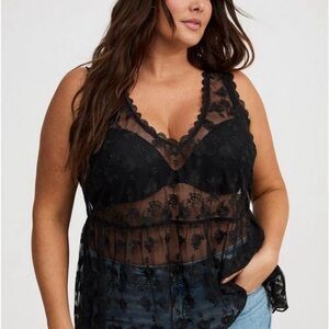 Torrid Lace V-Neck tank